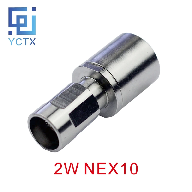 2W NEX10 connector rf dummy load / termination load, 50 ohm ,DC-3GHz/4GHZ/ 6GHz, VSWR 1.1,