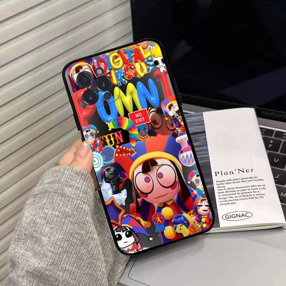 Cartoon The A-Amazing D-Digital C-Circus Phone Case Silicone Soft for iphone 15 14 13 12 11 Pro Mini XS MAX 8 7 6 Plus X XS XR