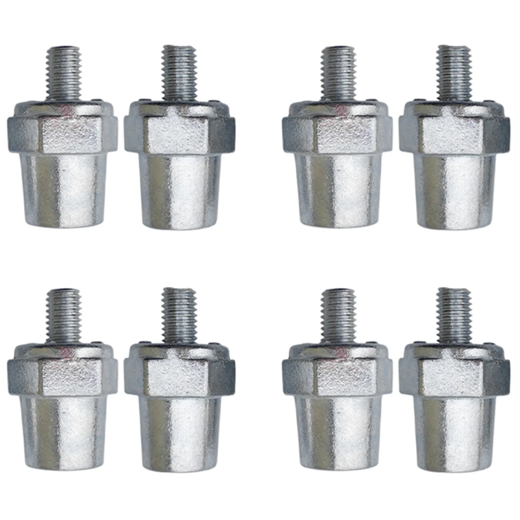 

4 Pair Zinc Alloy Battery Side Terminal Charging Posts Fit 8mm Positive (+) or Negative (-) Battery Cable Terminals
