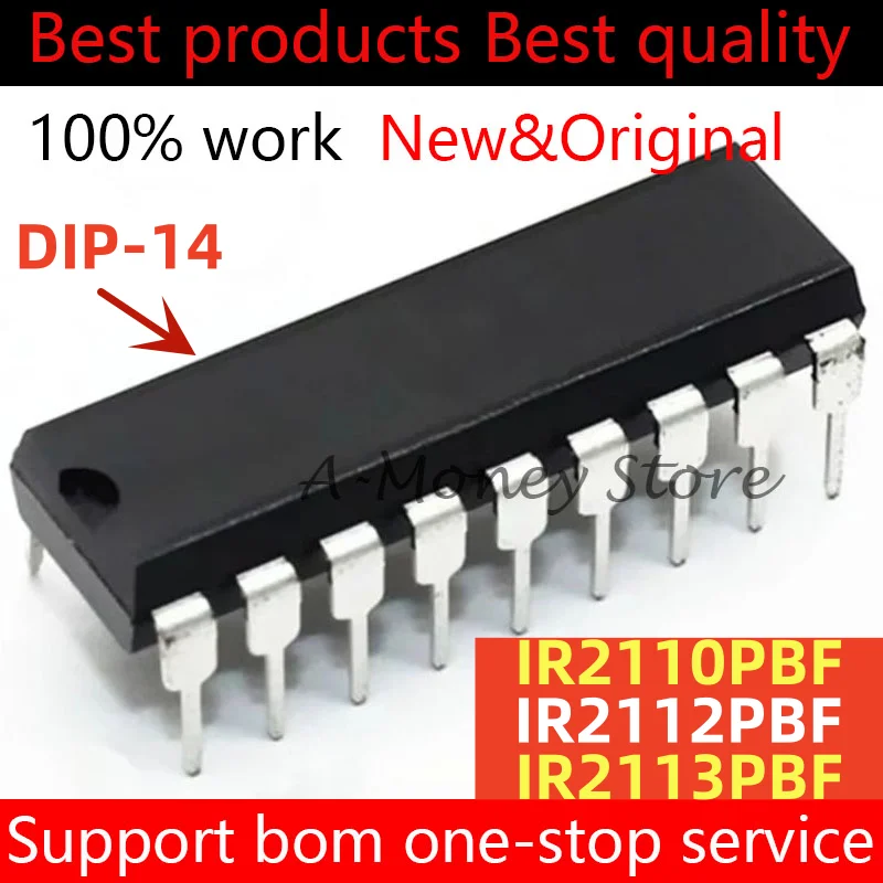 

(5pcs)IR2113 IR2110 IR2112 IR2110PBF IR2112PBF IR2113PBF DIP-14