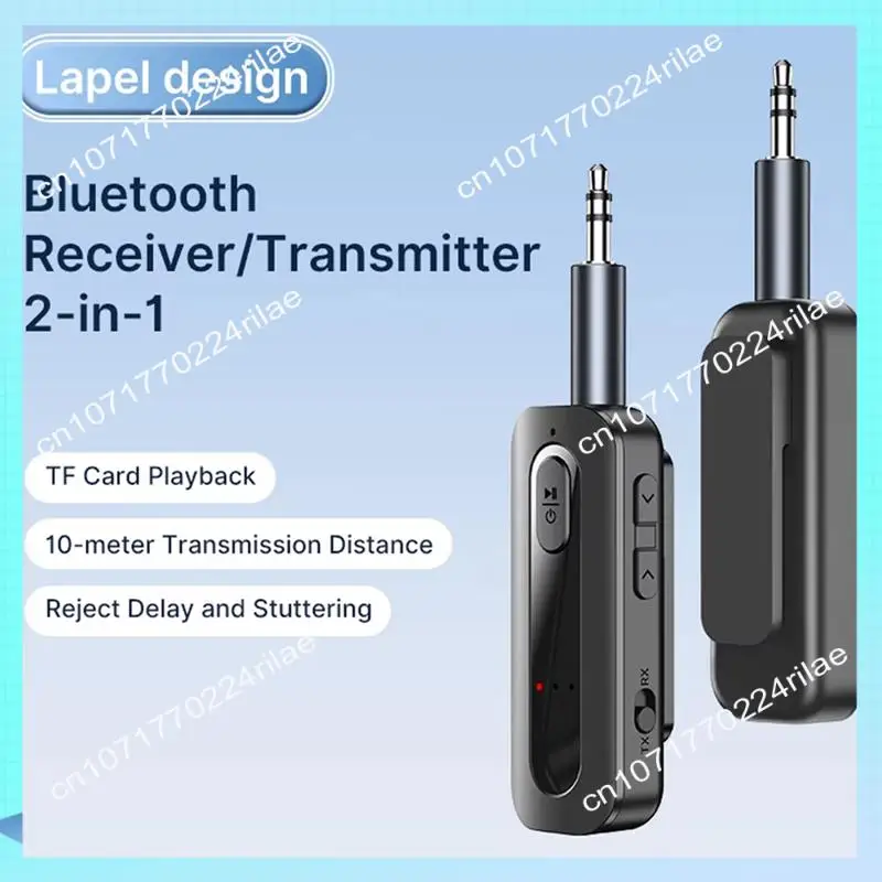 A17Z Audio Adapter 2 In 1 Bluetooth 5.4 3.5Mm Jack For Car Music Audio Multi-Device Compatible