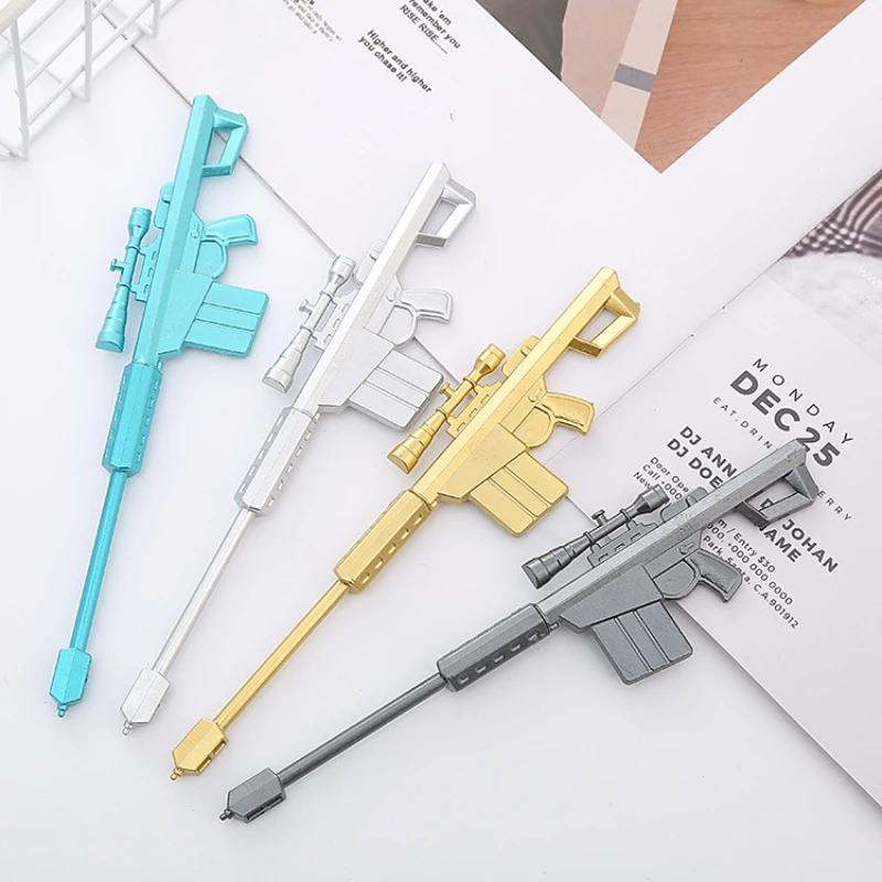 

50PCS Sniper gun Rollerball pen student stationery weapon fountain pen funny personality signature pen student prize gift pen