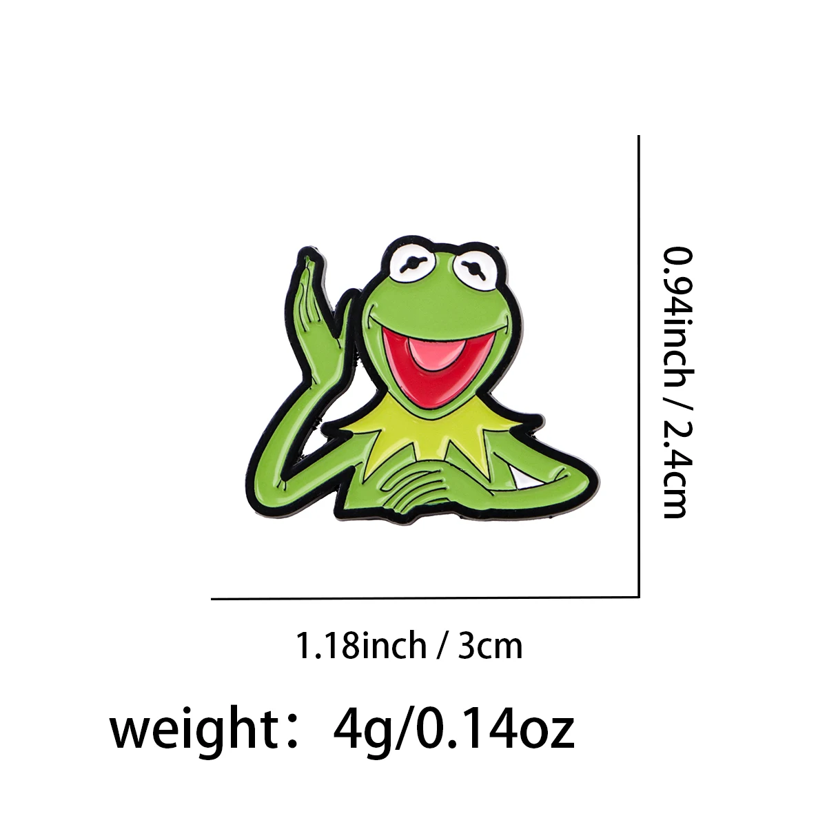 Cartoon Frog Lapel Pins for Backpack Girls Women's Enamel Pin Brooch for Clothes Metal Badges on Bag Jewelry Accessories