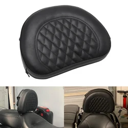 Motorcycle Adjustable Driver Rider Backrest w/Pocket Compatible For Harley Touring Road King Street Electra Glide Fat Boy 94-22