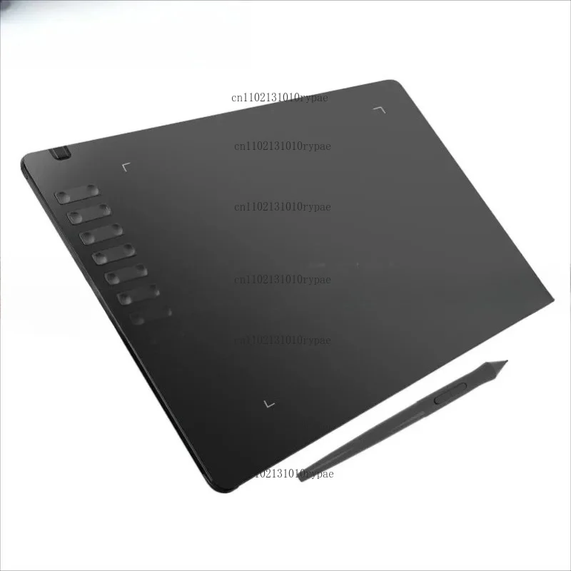 T1161 Graphics Drawing Tablet Ultra-thin Stylus 8 Pen Nibs Art Creation Sketch 8192 Levels Pressure Battery-free Custom