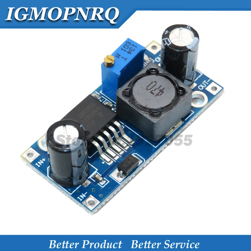 LM2596 LM2596HVS power supply module DC-DC BUCK 3A adjustable buck module regulator ultra LM2596S Step down 24V switch 12V 5V 3V