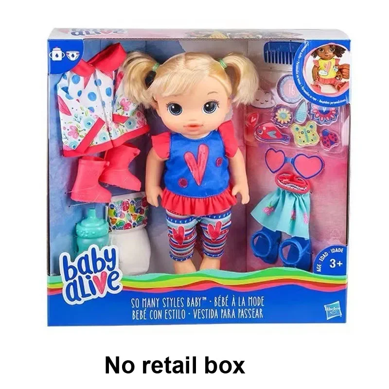 Hasbro Naughty Baby Smart Interactive Action Figures Can Feed and Talk Toys Collectibles Girls Play House Toys Children's Gifts image 3
