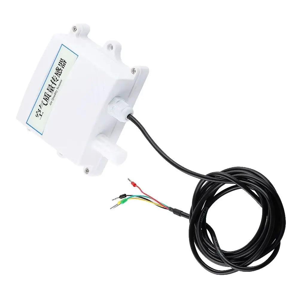 PM2.5 PM10 Air Quality Tester Sensor Module IP65 RS485 4-20mA 0-5V Detection 0-10000ug Smog Particles Concentration Transmitters