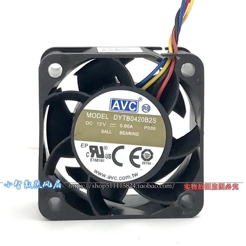ORIGINAL DYTB0420B2S 12V 0.60A 4020 40*40*20mm KIPAS PENDINGIN BARU RADIATOR