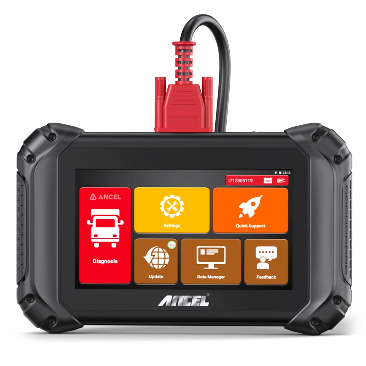 2025 Ancel V5 HD D iesel الثقيلة D uty شاحنة ماسح ضوئي تشخيصي نموذج حديث نظام كامل ثنائي الاتجاه 40 + إعادة تعيين 12 فولت 24 فولت #2