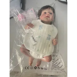 45cm Reborn Baby Doll Elijah (The Naked Baby Does Not Include Clothes + White Bib)