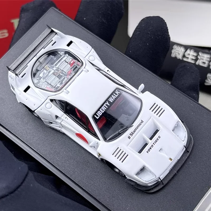 StarModel Schaal 1/64 Ferrari F40 LB-Works Legering Speelgoed Motorvoertuig Diecast Metaal Model Geschenken