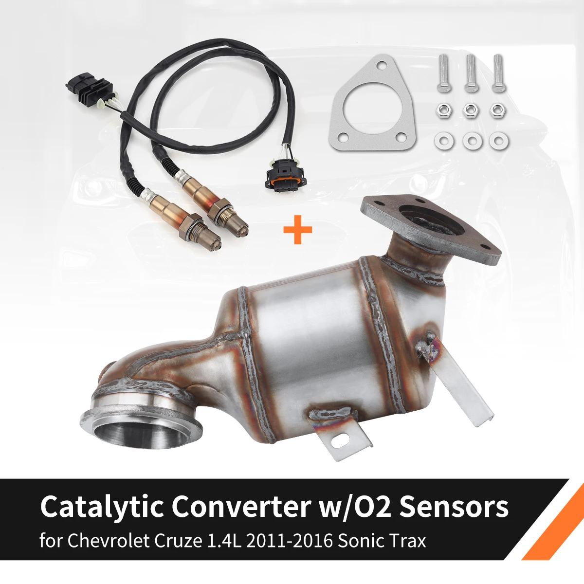 Catalytic converter+oxygen sensor wire For Chevrolet Cruze 1.4L 11-16 Sonic 1.4L 12-17 Trax 1.4L 15-16 Buick Encore 1.4L 13-16