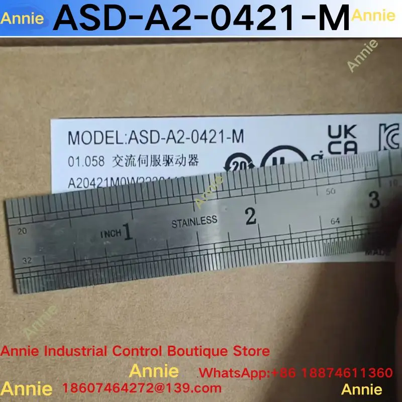 Brand New Servo Drive ASD-A2-0421-M High Precision Control Motorized Device for Industrial Automation