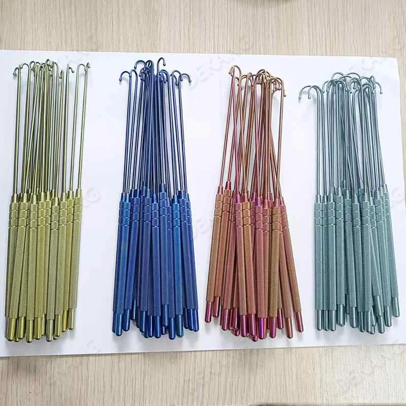 ไทเทเนียมอัลลอยด์สัตว์เลี้ยงหัวบอลตะขอฆ่าเชื้อแบบไม่รุกราน, ตะขอมดลูกและรังไข่