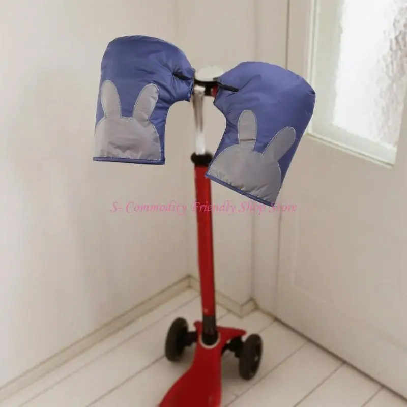 Bild 6: 85AE Warme Fäustlinge, verdickte Lenkerhandschuhe, winddicht, wasserdicht, Roller-Handmuff
