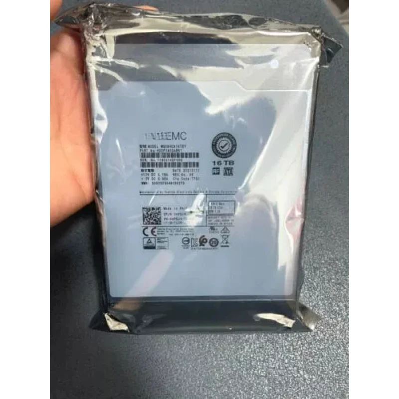 A+  for Dell PowerEdge 16TB 3.5 inch 6G SATA Hard Drive HPGJ4 MG08ACA16TEY HDEPX40DAB51