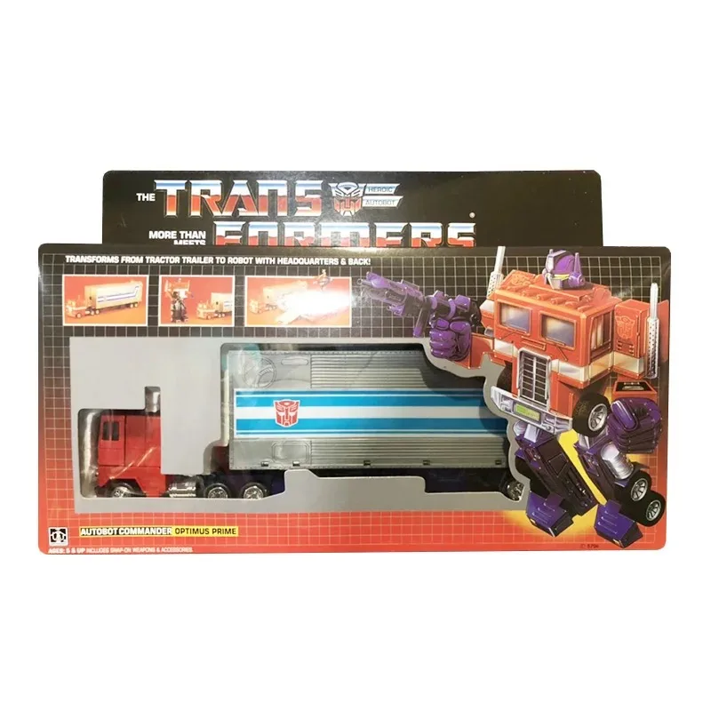 Transformation G1 Reissue Optimus Prime Brand New Kids Toy Action Figures Toy Gift Collection Hobby Free Shipping