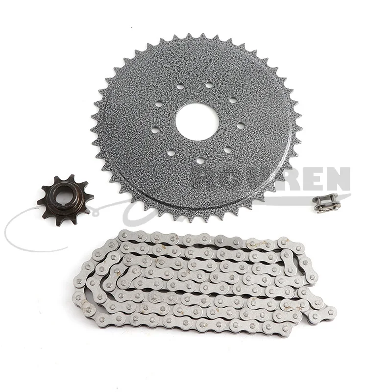 1 set Belt Wheel 9 Hole 44 Tooth Chain Sprocket for 49cc 66cc 80cc Engine Motorized Bicycle Motorcycle Accessories Transmission