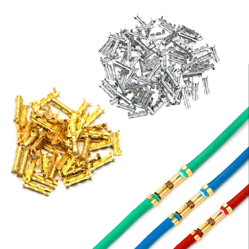 

50pcs 453 U-shaped 0.3-1.5mm2 Wiring Tab Cold Inserts Connectors Cold Terminal Small Teeth Fascia Terminal Car Products