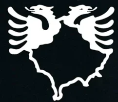 Kosovo Map Albania Double-Headed Eagle Vinyl Sticker Car Window Decor Laptop Decals for Apple MacBook Pro / Air Decoration