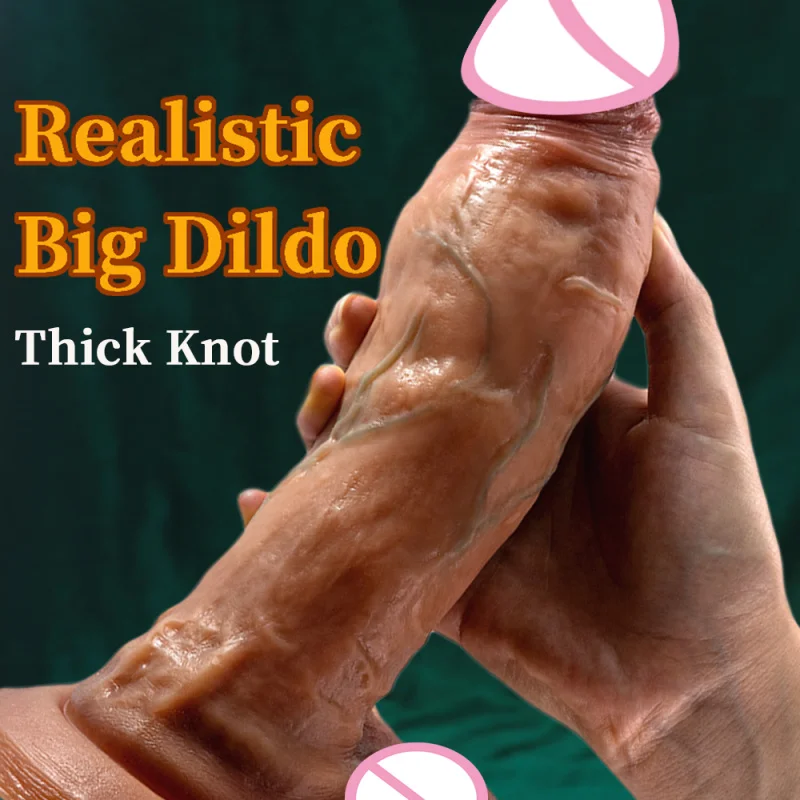 

Realistic Dildo Big Penis Thick Dog Knot Dildo Powerful Suction Cup Big Dick Gay Masturbation Cock Anal Sex Toys For Man Woman