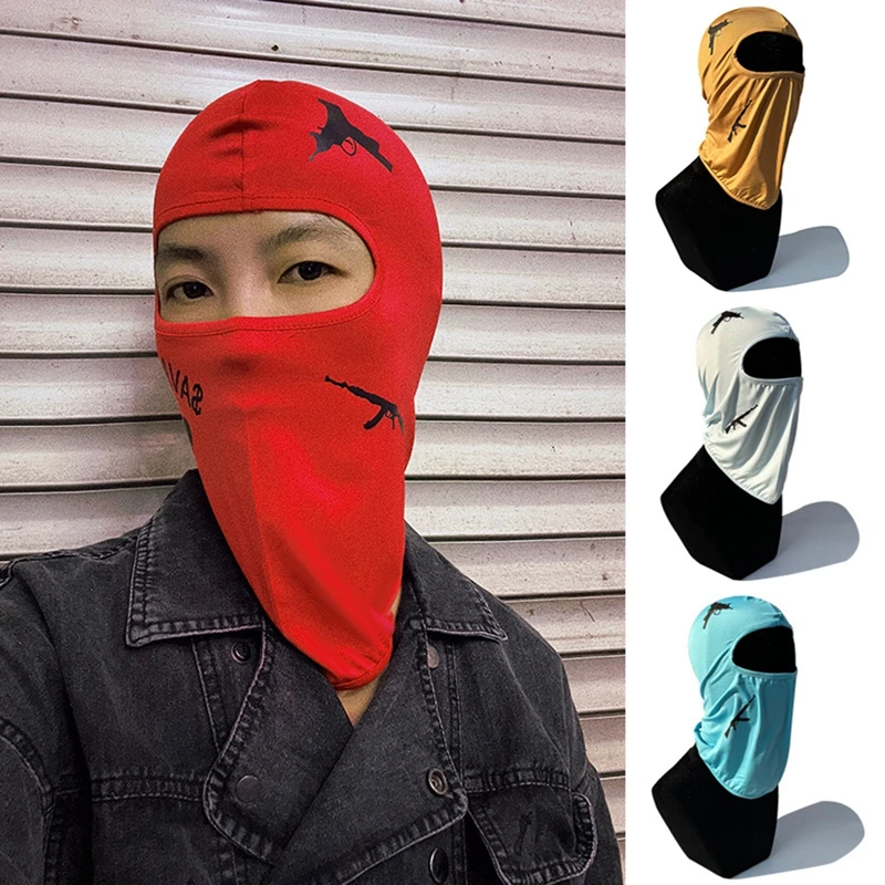 Full Face Cover Motocross Cycling Driving Balaclava Caps Motorcycle Helmet Hunting Hiking Neck Gaiter Bandana Hats Inner Mask