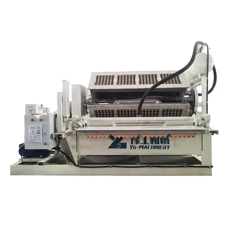 Multipurpose Paper Pulp Molding Machine Egg Tray Making Machine Cake Tray Forming Equipment for Food Packaging - view 3