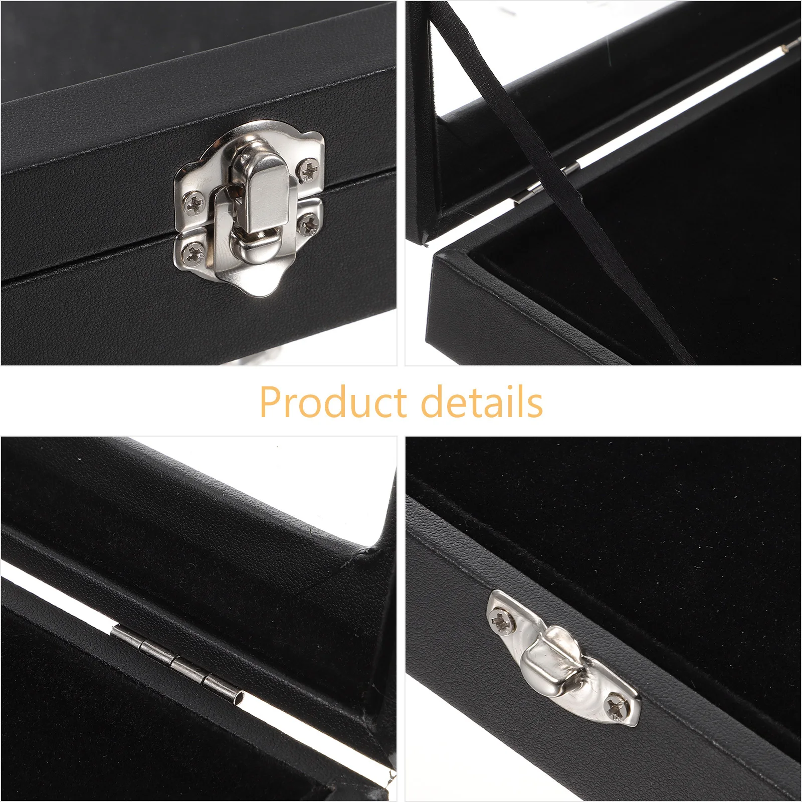 

Brooch Pin Display Case with Lid Jewelry Storage Box Medal Organizer Compact Desktop Display Holder Safe Storage