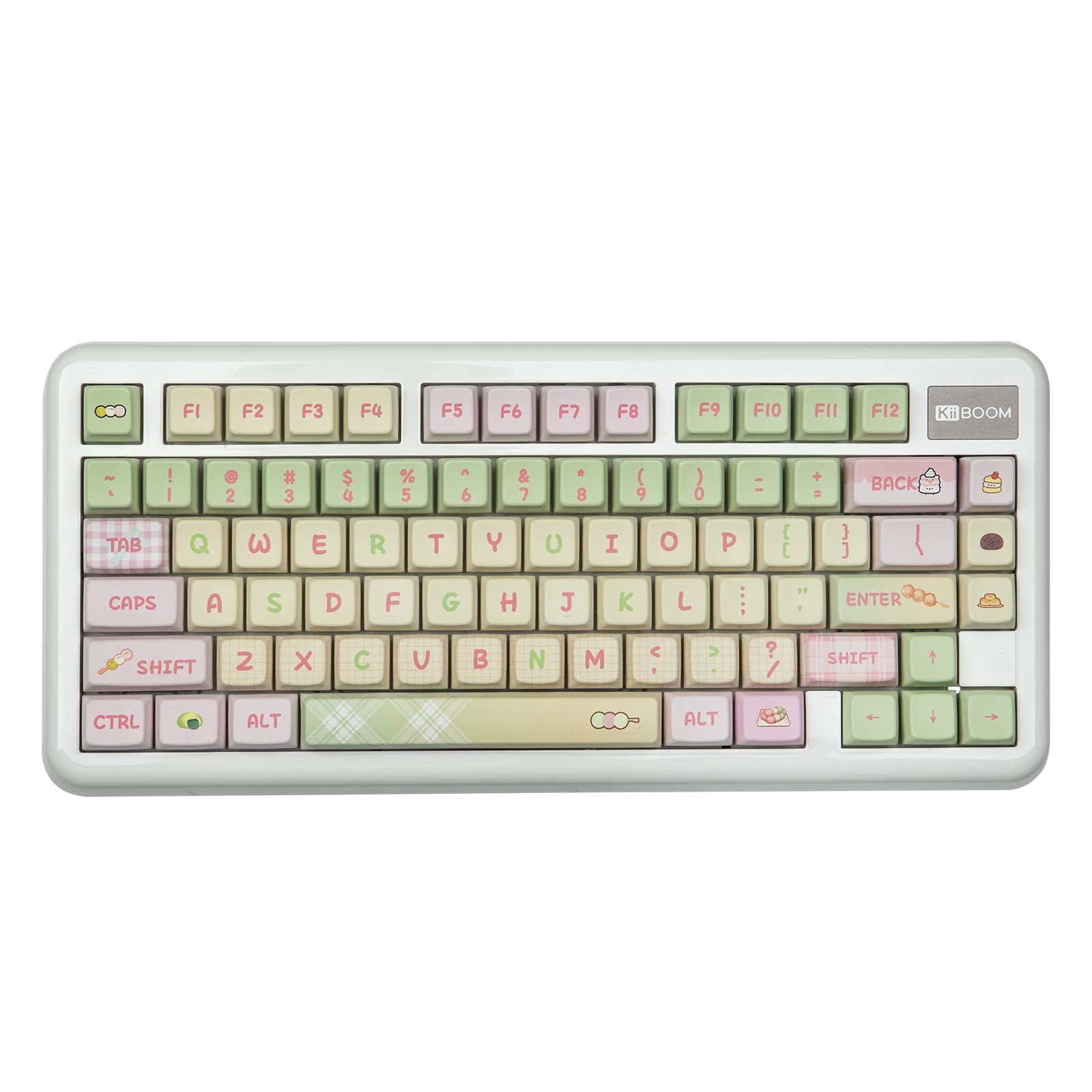 مجموعة KiiBOOM x Ydmochi Sweet Dango Dream Keycap 142 MDA Profile 5-Side Dye-Sublimation PBT Keys متوافقة مع أغطية مفاتيح MX