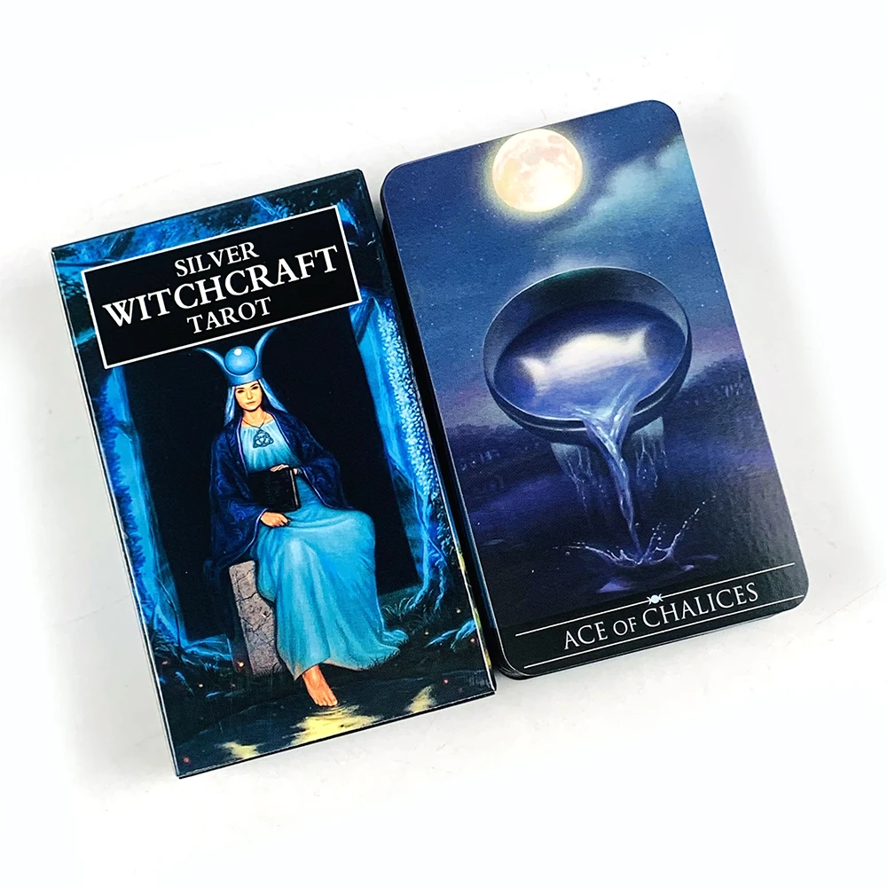 Board Game Illustrator - Популярные серебряные карты Таро для гадания,