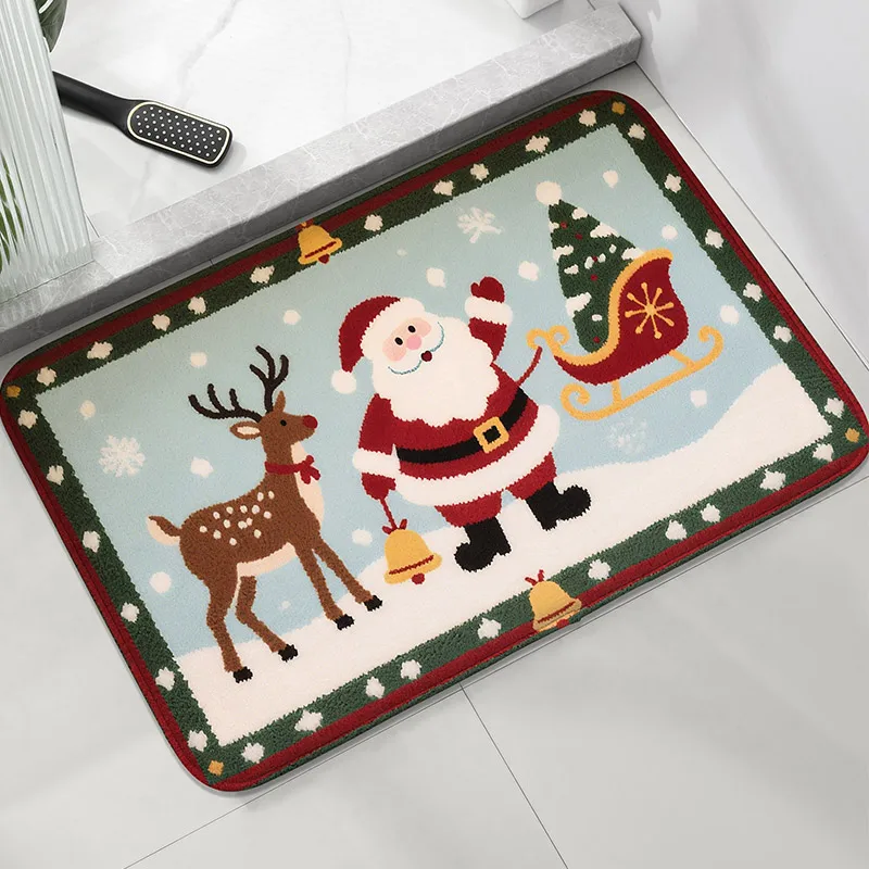 

Милый коврик для пожилых людей, бытовой впитывающий коврик для ног, современный коврик для украшения дома, коврик для двери спальни, мягкий и удобный