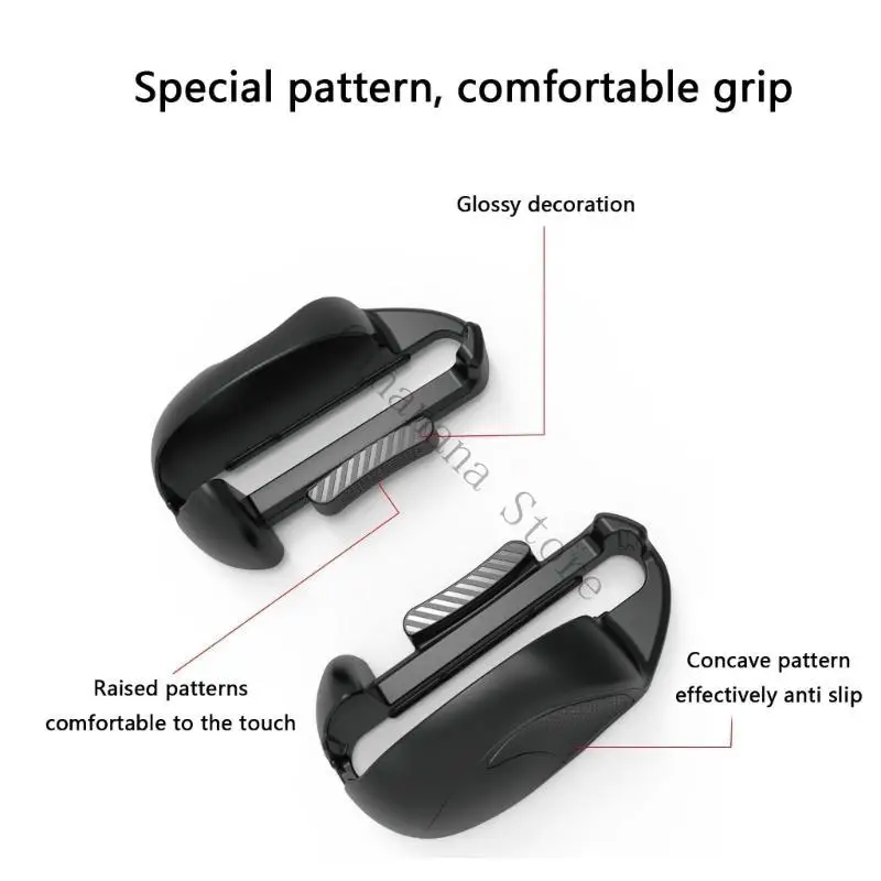 Q81F 1 Пара мыши для мыши для контроллера NS2 левая правая игра -контроллер держатель мыши эргономичная ручка игры