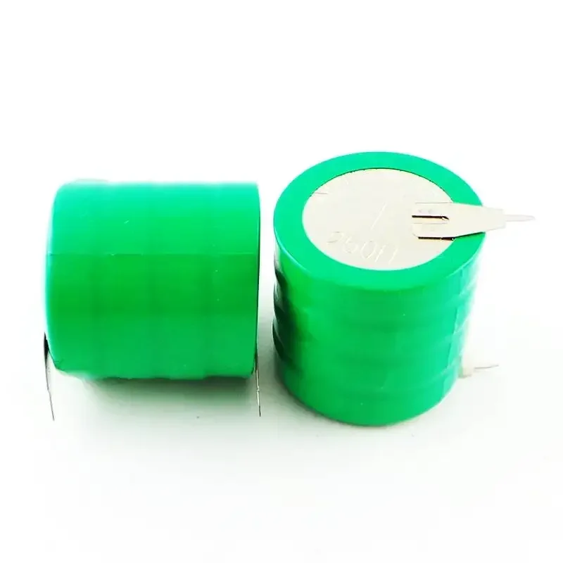 New Brown NI-MH Button Type Rechargeable NiMH Battery / NiMH 250mAh 4.8V Button With Leg Rechargeable Li-ion Cell Good A