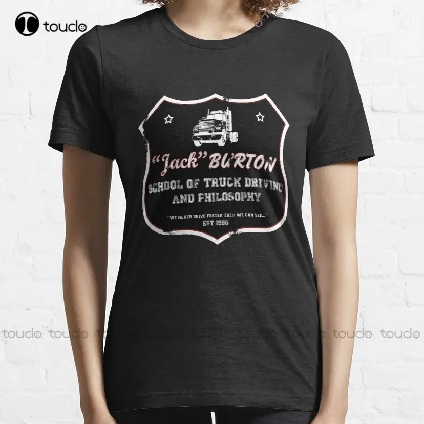 Jack Burton Trucking big trouble in little china kurt russell T-Shirt shirt Custom aldult Teen unisex digital printing xs-5xl