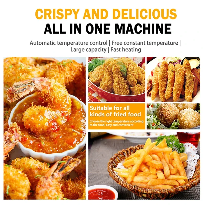 Commercial  Electric Continuous Conveyor French Fry Fried Chicken Dough Deep Frying Machine Automatic Donut Fryer for Sale - view 6