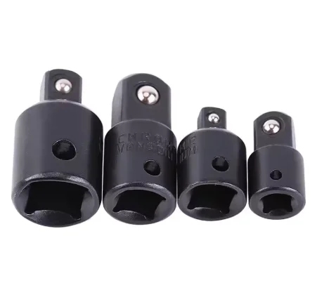 4PCS Impact Socket Adapter Reducer Set 1/2 3/8 1/4 Inch Auto Impact Driver Wrenches Drills Construction Work Tool Set