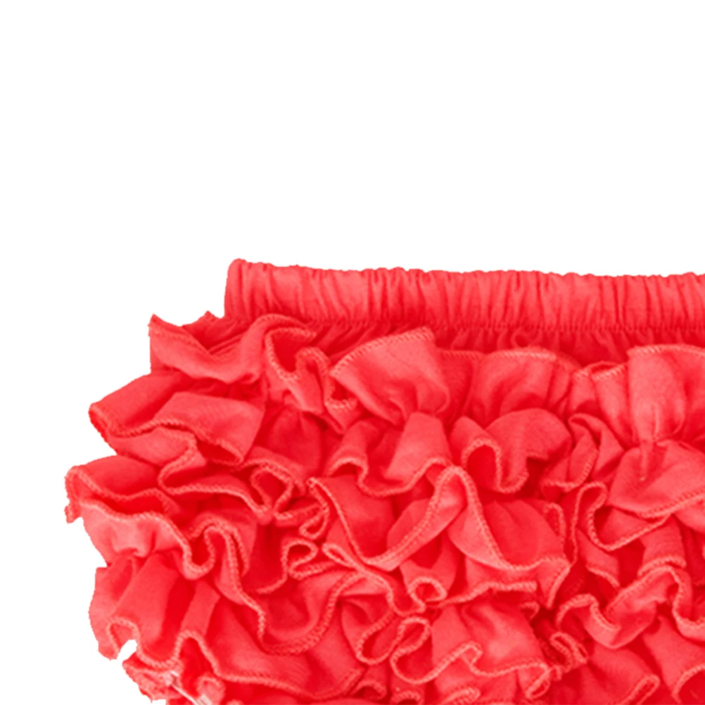 

Breathable Cotton Baby Girl Underdress Bloomers with Sweet Lace Back Ideal for Layered Looks Size L Red Baby Girl Pants