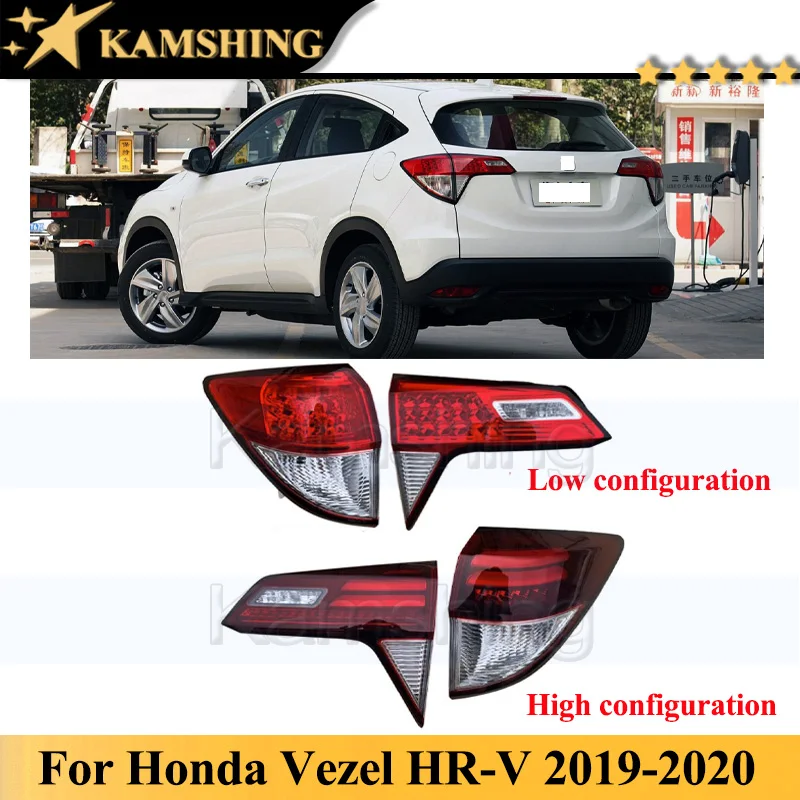 

Kamshing For Honda Vezel HR-V HRV 2019 - 2020 Rear Bumper Tail Light Lamp Taillights Taillamps Brake Light Stop Light Car Light