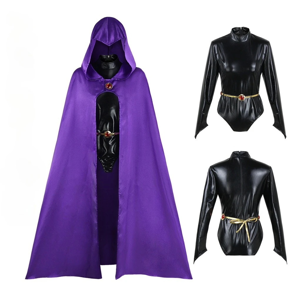 

2025 New Halloween Party Cosplays Clothing Suits Sexy Women Jumpsuits Cloak Belt Set Cartoon Anime Cosplay Costumes
