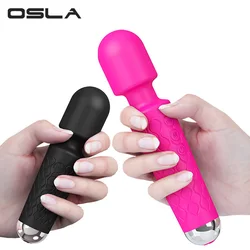 Kobiety damski Masturbator potężny stymulator łechtaczki zabawka erotyczna pochwa dla dorosłych magiczny Av Mini Wand masażer wibrator Dildo