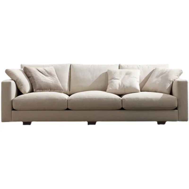 Modern furniture living room sofa set modern luxury two seat/three seat sofa with wood leg