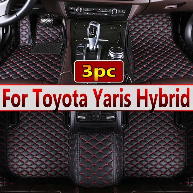 ALL Car Floor Mats For Toyota Yaris Hybrid Mazda2 Hybrid MXPH11 2021 2022 2023 Waterproof Protective Pad Floor Cover Car Accesso