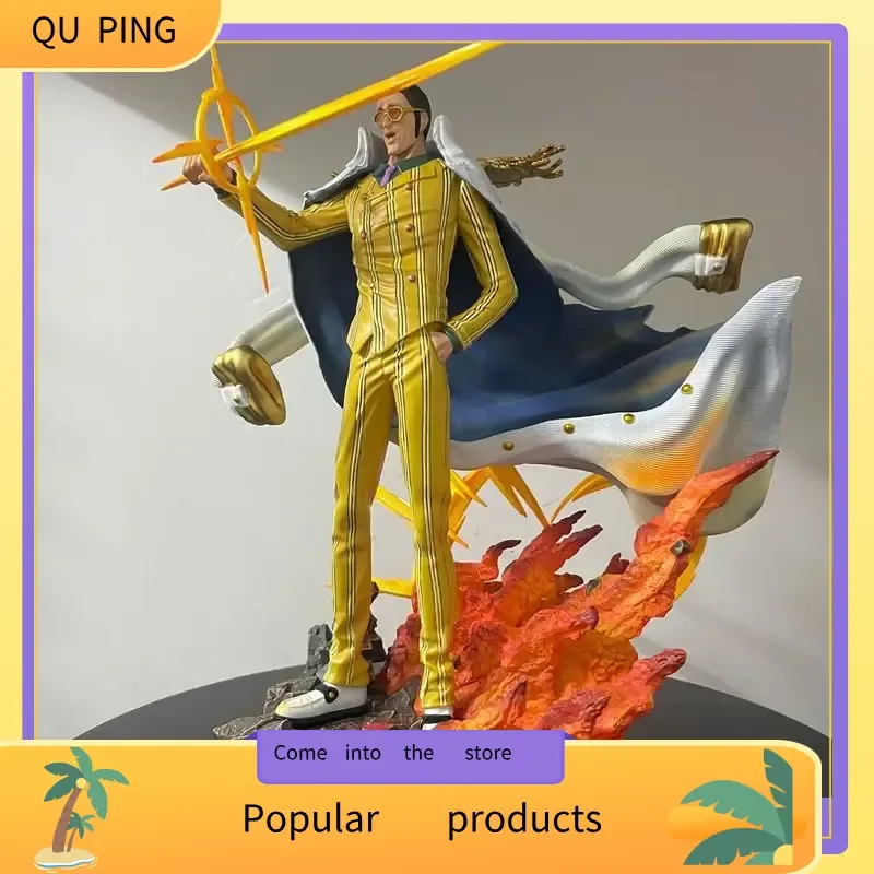 

One Piece Borsalino Attack Pose 27.5cm LED Light up Anime Figure Statue for Desktop Decoration Collectible Action Figure Gift