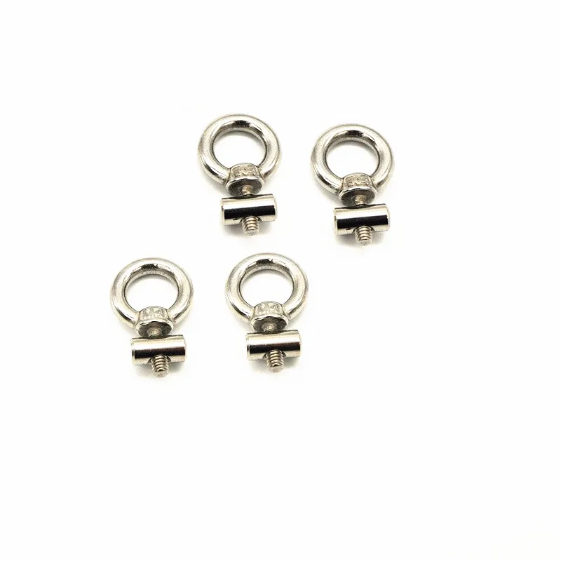 4Pcs M4 Fixing Eye Bolts Lifting Eye Nuts screw Eyebolt Ring Hooking Nut Screws For Rails From 5mm To 8.5 mm