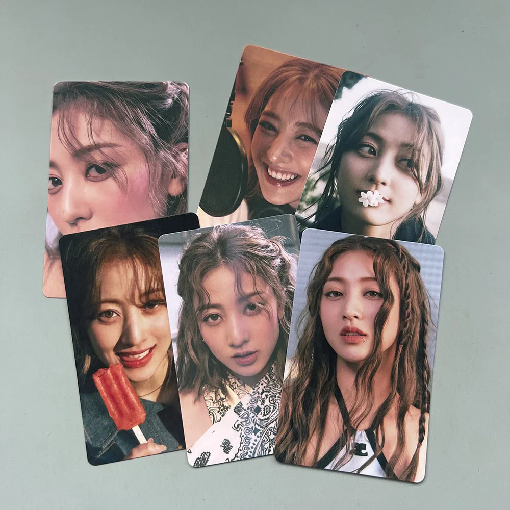 10pcs/set Kpop Idol TWICE Jihyo SOLO Lomo Cards 2023 ZONE Photocards Photo Card Postcard for Fans Collection
