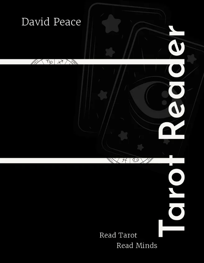 Tarot Reader By David Peace  -Magic tricks  (Instant Download)