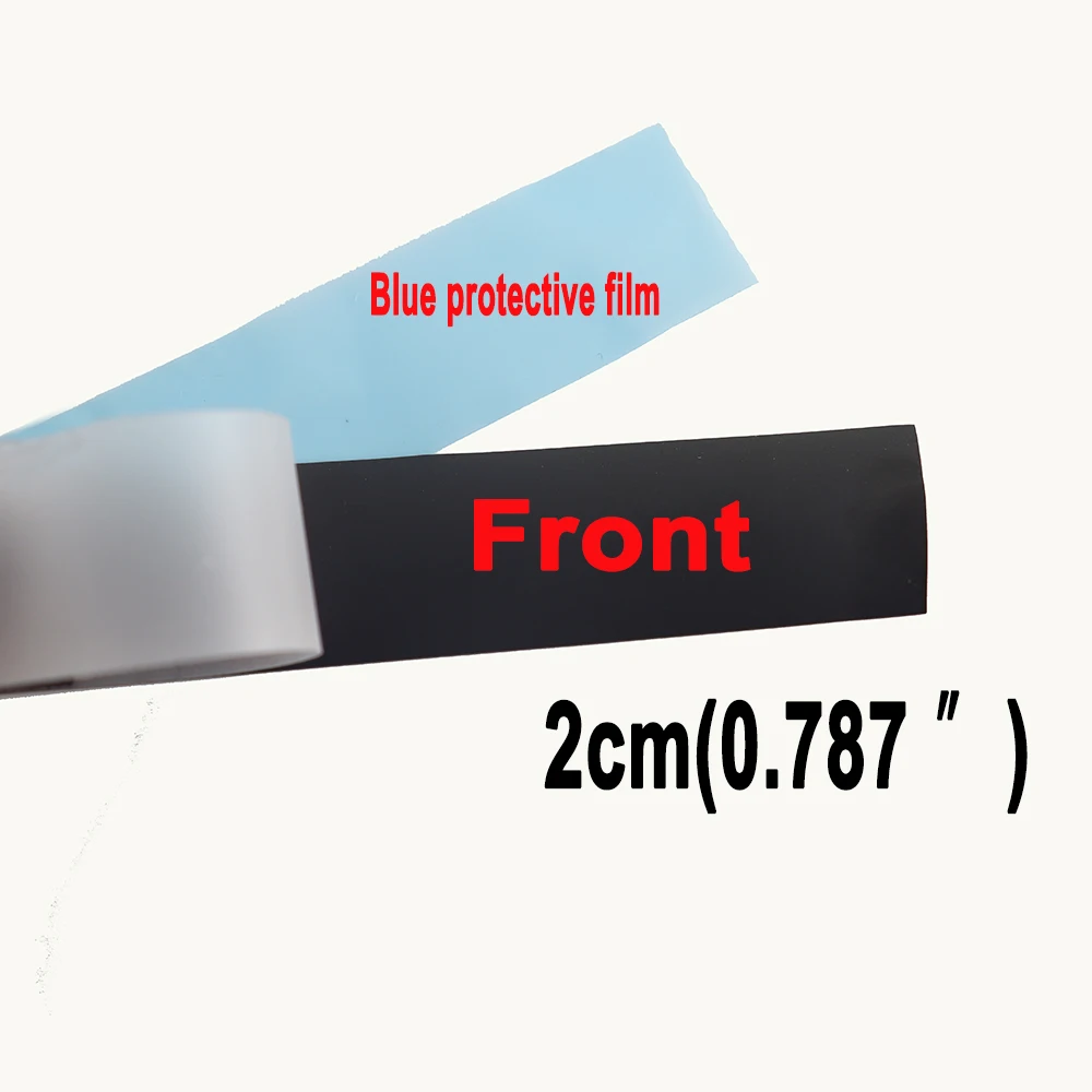 5cm Heat Transfer PU nastro elastico riflettente arcobaleno striscia elasticizzata nera per tessuti impermeabili fai da te da ferro