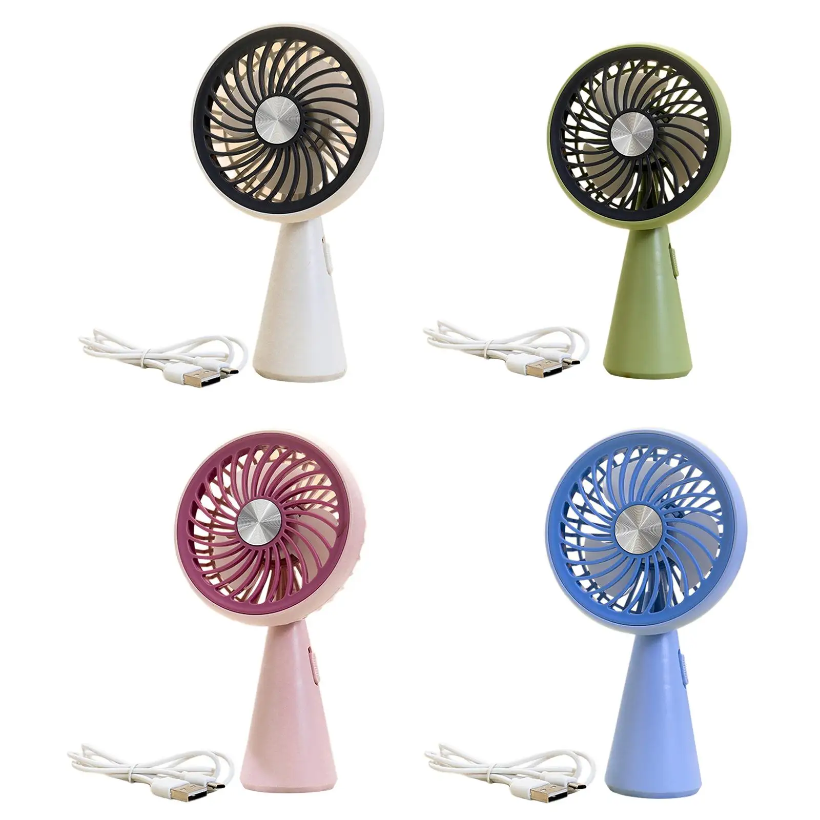 Handheld Fan Lightweight Personal Small Desk Fan Personal Air Conditioner for Dorm Outdoor Activities Shelf Desktop Bedroom