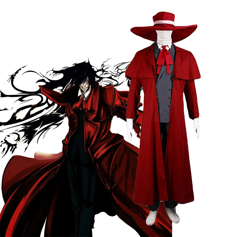 

Anime Hellsing Cosplay Alucard Man Costume